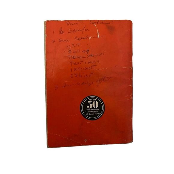 The Dale Carnegie Course Effective Speaking Human Relations Paperback Book - Picture 2 of 13